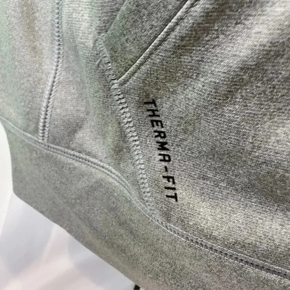 NEW Nike Therma-Fit Full Zip Hoodie Fleece Athletic Fit Flash Lime Womens Medium - Picture 4 of 7